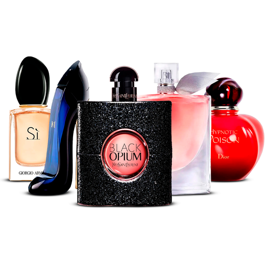 5er Parfüm-Set –  Sì, Good Girl, Black Opium, La Vie Est Belle und Hypnotic Poison  [je 100 ml]