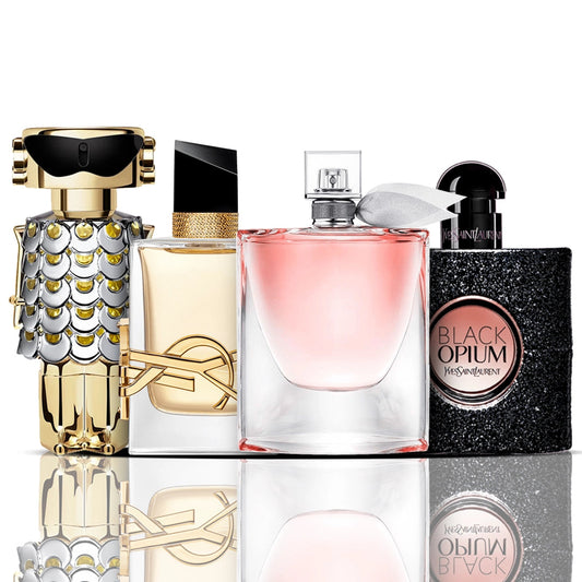 4er Parfüm-Set | Libre + La Vie Est Belle + Black Opium + Fame 100 ml