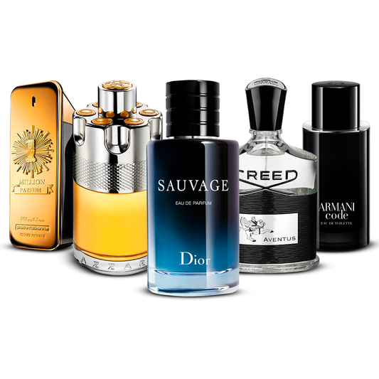 5er Parfüm-Set  – 1 Million, Azzaro Wanted, Sauvage, Creed Aventus und Armani Code  [je 100 ml]