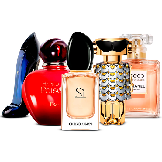 5er Parfüm-Set – Good Girl, Hypnotic Poison, Sì, Fame und Coco Mademoiselle [je 100 ml]