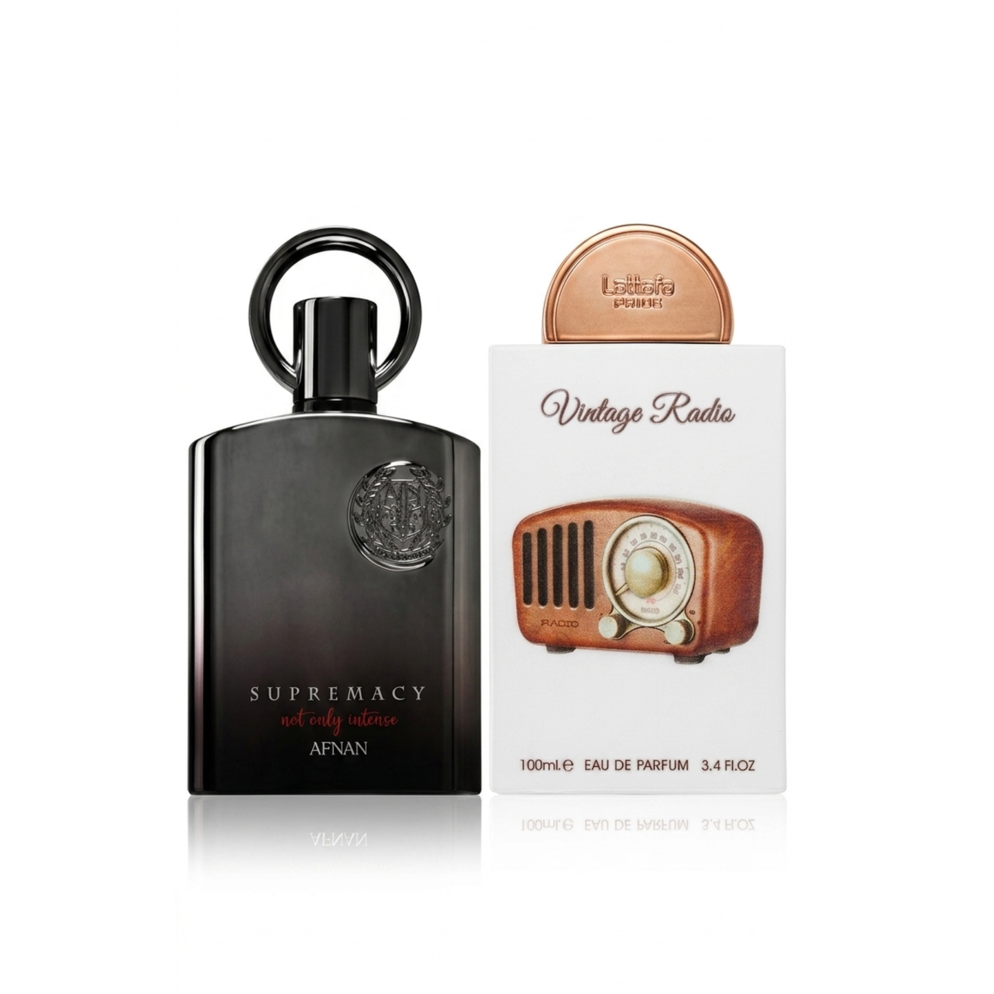 2er Parfüm-Set |Afnan Supremacy Not Only Intense + Lattafa Vintage Radio 100ml