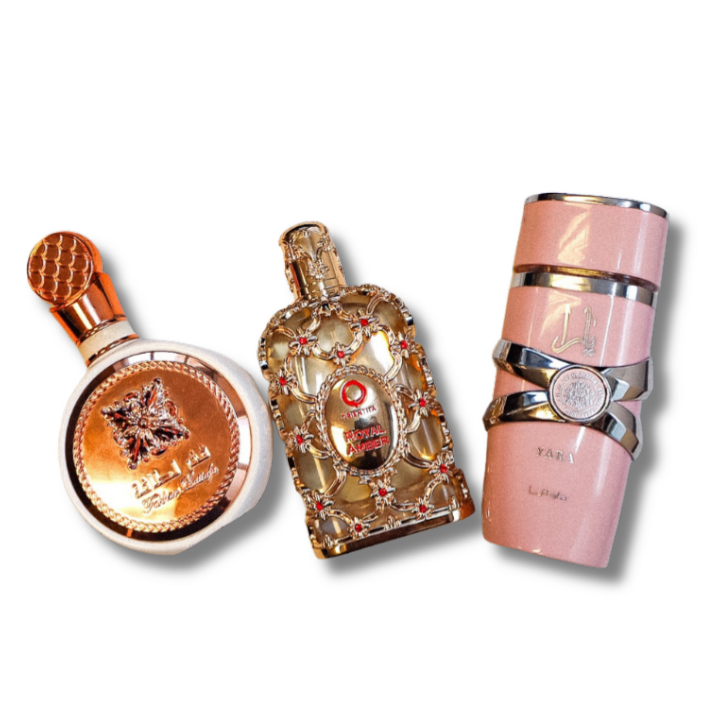 3er Parfüm-Set | Lattafa Yara + Fakhar + Royal Amber – Kaufe 1 und erhalte 3 ORIGINAL-Parfums zu je 100 ml