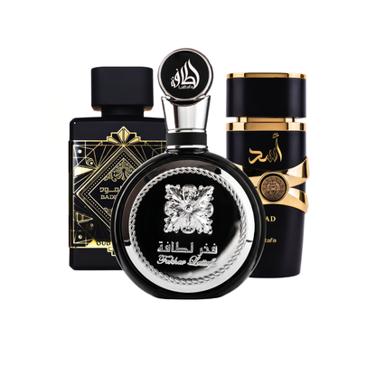 3er Parfüm-Set | Club de Nuit Intense Man + Oud for Glory + Khamrah 100 ml