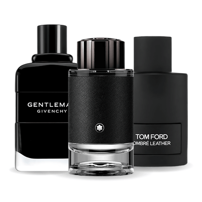 3er Parfüm-Set | Tom Ford Ombre Leather, Givenchy Gentleman, Montblanc Explorer 100 ml