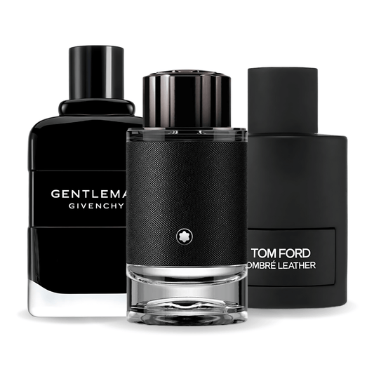 3er Parfüm-Set | Tom Ford Ombre Leather, Givenchy Gentleman, Montblanc Explorer 100 ml