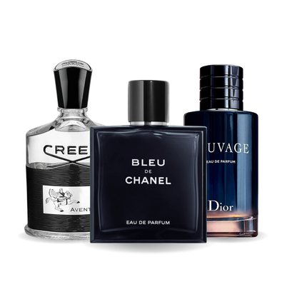 3er Parfüm-Set | Creed Aventus, Bleu de Chanel, Dior Sauvage 100 ml