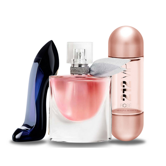 3er Parfüm-Set | GOOD GIRL, Lancôme LA VIE EST BELLE, 212 VIP ROSÉ 100 ml