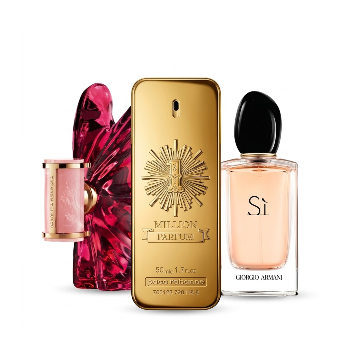 3er Parfüm-Set | Sospiro La Bomba, Armani Sì, Paco Rabanne 1 Million 100 ml