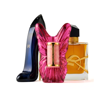 3er Parfüm-Set | Carolina Herrera Good Girl + Carolina Herrera La Bomba + Yves Saint Laurent Libre Intense 100 ml