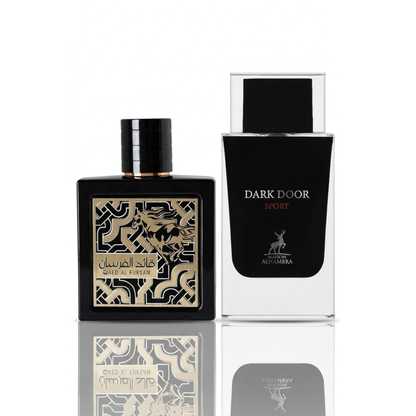2er Parfüm-Set |Lattafa Qaed Al Fursan + Maison Alhambra Dark Door Sport 100ml