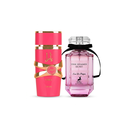 2er Parfüm-Set | Lattafa Yara Candy + Maison Alhambra Pink Shimmer Secret 100ml