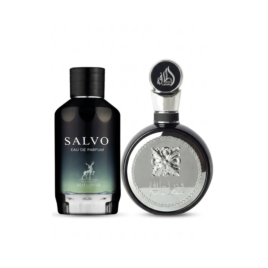 2er Parfüm-Set | Maison Alhambra Salvo + Lattafa Fakhar Black 100ml