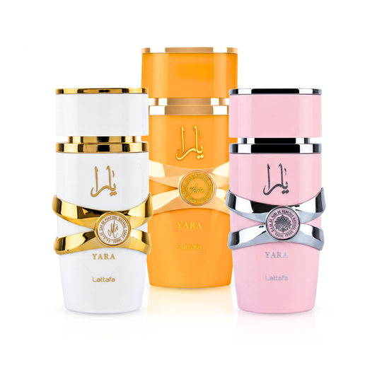 3er Parfüm-Set | Yara (Rosa) + Yara Tous + Yara Moi 100 ml