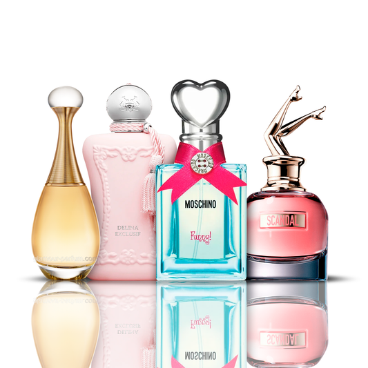 4er Parfüm-Set | Funny Moschino + Delina + Scandal + J'adore 100 ml
