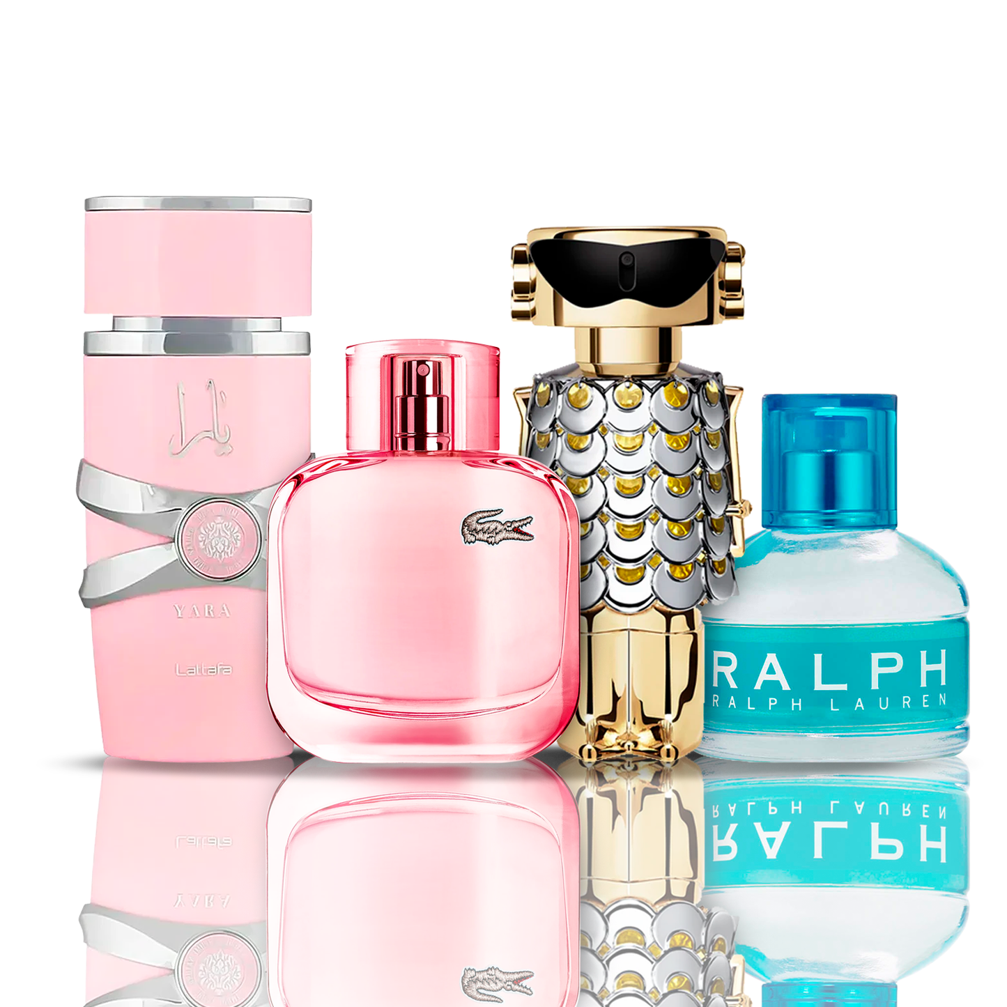 4er Parfüm-Set | Fame + Yara + Lacoste Sparkling + Ralph Lauren 100 ml